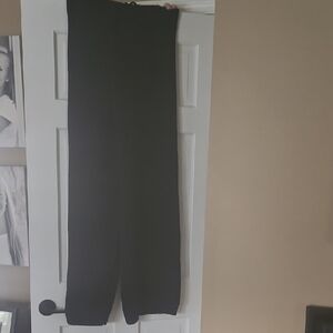 SKIMS Black Wide Leg Lounge Pants